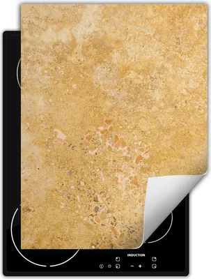 Produktbild von DarHaus Herdabdeckplatte Einteilig Küche Abdeckplatte für Glaskeramikfeld Abdeckung Induktionskochfeld Aufrollbare Matte 40x52 cm, goldene - Schiefer
