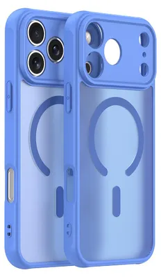Zdjęcie produktu dla Techsuit - HaloFrost II MagSafe Etui na iPhone 17 Pro - jasnoniebieskie