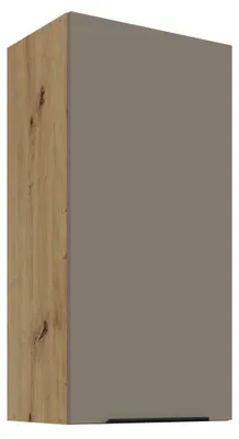 Obrázek produktu pro Kondela Horní kuchyňská skříňka Frisbo 45 G-90 1F - sandgrau / dub artisan