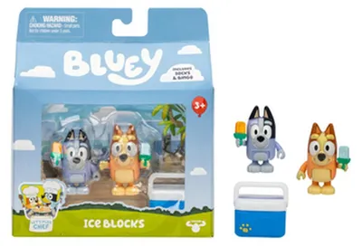Zdjęcie produktu dla Figurki Bluey i Bingo z Lodami 2 sztuki