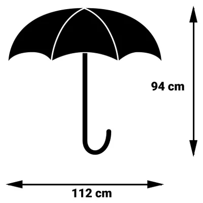 Produktbild von Premium Stock-Regenschirm Rainbow Windfest
