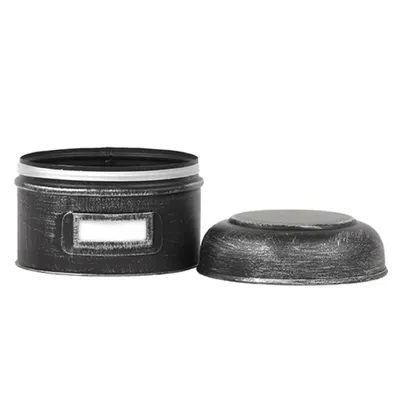 Produktbild von LABEL51 Aufbewahrungsbehälter 13x13x10 cm S Antik-Schwarz