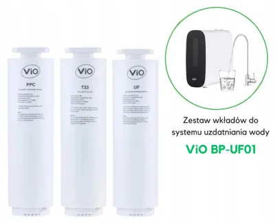 Zdjęcie produktu dla Zestaw x3 Wymienne Filtry Systemu Oczyszczania Wody ViO BP-UF01