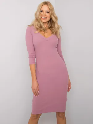 Produktbild von Rue Paris Minikleid für Frauen Trandy dunkelpink S