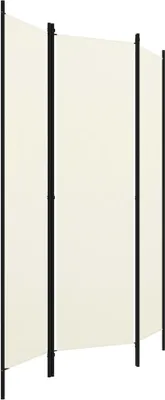 Zdjęcie produktu dla vidaXL 3-częściowa przegroda do pokoju biała 150x180 cm