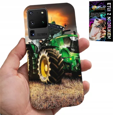 Zdjęcie produktu dla Etui Do Samsung Galaxy S20 Ultra - Traktor Ciągnik Rolniczy Farma + Folia
