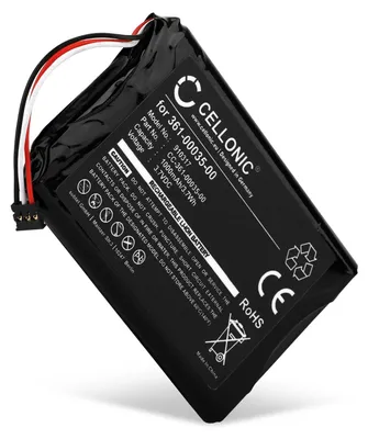 Immagine prodotto di CELLONIC 1x Batteria per Navigatore GPS Compatibile con Garmin Edge 800, Edge 810, Edge Touring Plus, 361-00035-00 – (1000mAh, 3.7V)