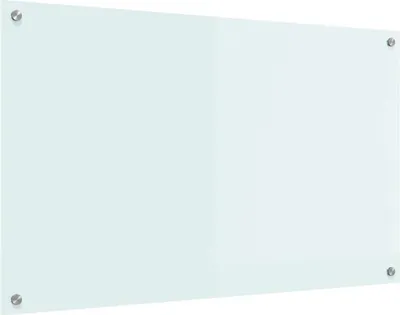 Obrázek produktu pro vidaXL Kuchyňský obklad, barva mléčná, 100 x 60 cm, tvrzené sklo