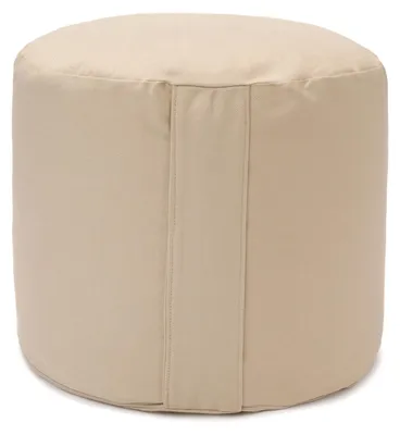 Produktbild von yogabox Glückssitz® Rondo Big D - regional hergestellt - sand 36 x 36 x 28 cm Buchweizenschalen