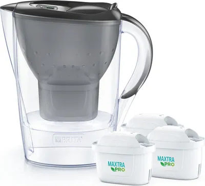 Produktbild von Wasserfilter-Kanne Marella graphit (2,4l) inkl. 3 MAXTRA PRO All-in-1