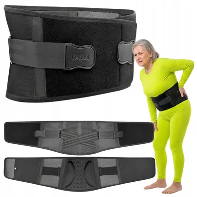 Zdjęcie produktu dla FIT4MED | Ortopedyczny pas podtrzymujący odcinek lędźwiowy kręgosłupa, rozmiar M/L (80–110 cm)