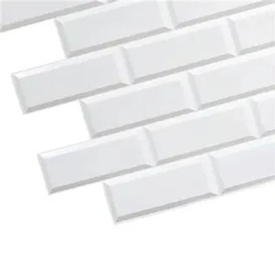 Zdjęcie produktu dla Panele ścienne / sufitowe PCV 3D, Cegła biała, 1 Panel, Cegła | STM