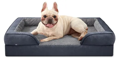 Immagine prodotto di Cuccia ortopedica per cani, 71x58x17 cm, grigio scuro