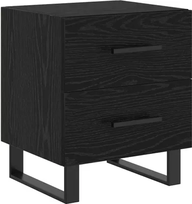 Immagine prodotto di Armadio da Notte con cassetto Rovere Nero 40 x 35 x 47,5 cm