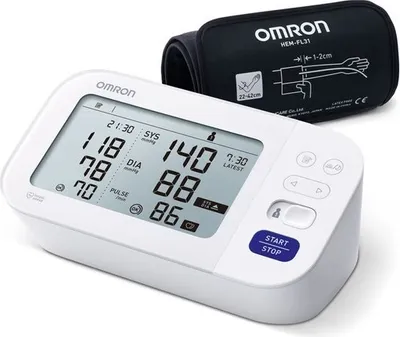 Obrázek produktu pro Omron M6 Comfort Afib - Tlakoměr s detekcí fibrilace srdce