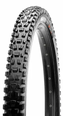 Image de Pneu Maxxis Assegai 60 TPI, modèle Maxxterra Exo+, tubeless, 27,5 pouces x 2,60, pour VTT, couleur argent. (27,5 pouces x 2,60, argent) (27,5 pouces x 2,60, argent)