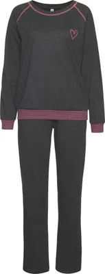 Produktbild von Vivance Dreams Pyjama 2 -teilig anthrazit-meliert Größe 52/54