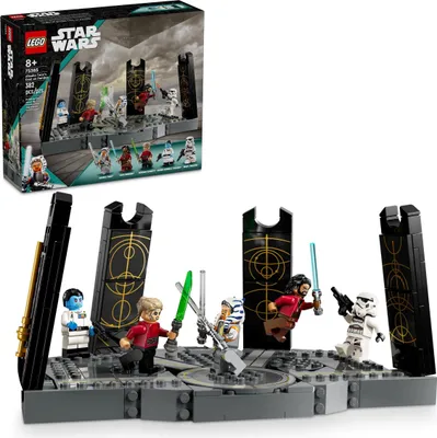 Produktbild von LEGO Star Wars Ahsoka Tanos Duell auf Peridea, Bau- und Spielset für Kinder, 5 Minifiguren der Charaktere, Geburtstagsgeschenk für Jungen, Mädchen und alle Fans ab 8 Jahren 75385