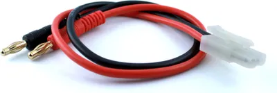 Produktbild von Marfitec Ladekabel Bananenstecker 4 mm -> T135 kompatibel mit Tamiya Stecker (male)
