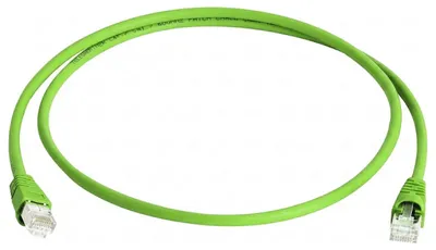 Obrázok produktu pre Teleg "rtner patch kábel, Cat.6A (hlboký), S/FTP, 5,0 m, zelený