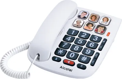 Produktbild von Telefon stacjonarny Alcatel TMAX10 FR LED Biały
