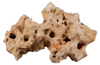 Produktbild von Lochgestein L 2 - 3 kg - Beiges Gestein mit glatter Oberfläche