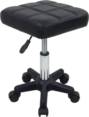 Produktbild von Rollhocker, höhenverstellbar, Kunstleder, 136 kg, für Salon