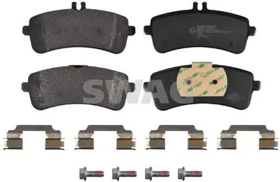 Produktbild von SWAG Bremsbeläge Satz Hinten Bremsklötze passend für MERCEDES-BENZ C-Klasse T-modell (S205) 33 10 7369