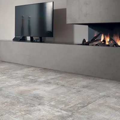 Zdjęcie produktu dla CASA39 Płytki imitujące beton, kolor szary, 100 x 100 cm, Rondine Murales
