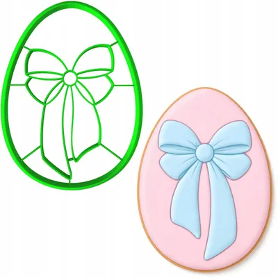 Produktbild von Cookie Master Ausstecher Ei mit Schleife Ostern 10cm