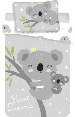 Produktbild von Koala Kinderbettwäsche 100×135cm, 40×60 cm