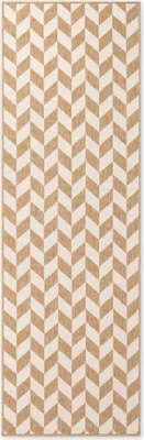Image de Tapis Ted Baker Haringey à tissage plat Terrick en jute blanc