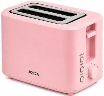 Produktbild von JOCCA Toaster Rosa 700W – 2 breite Schlitze, 7 Bräunungsstufen & Auftauen