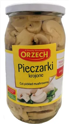 Obrázok produktu pre Nakrájané marinované šampiňóny 730 g