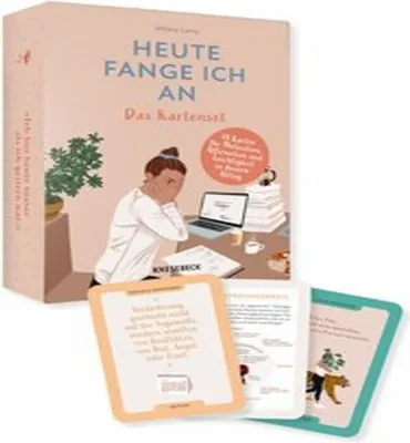 Produktbild von Heute fange ich an - Das Motivationskartenset