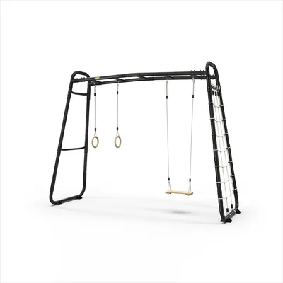 Produktbild von EXIT GetSet Monkeybar MB210, Monkey Bar Klettergerüst für Draußen, Spielgerät für Kinder, Schwarz