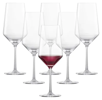 Bordeaux-Kelchglas Pure, 6 Stück, 0,68 L, Tritan-Kristallglas