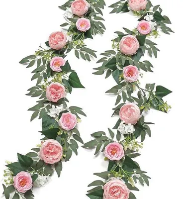 Image de Lanceurs de fleurs artificielles avec des tiges de roses pour les mariages et la décoration de fêtes