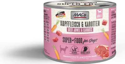 Produktbild von MAC's DOG - Dose 6x200g | Kopffleisch & Karotten