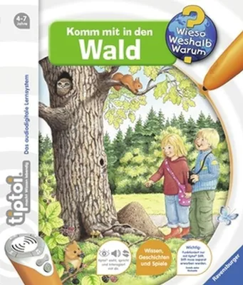 Zdjęcie produktu dla Ravensburger Wieso? Weshalb? Warum? Komm mit in den Wald, 4 lat(a), Wielobarwny