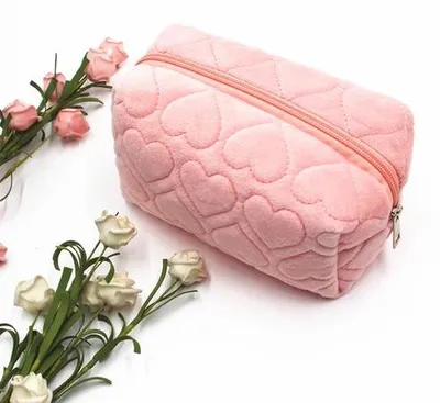Image de Trousse de voyage pour femme, rose, trousse de maquillage de voyage, organiseur pour la salle de bain et la douche, protection pour le linge, trousse de voyage avec fermeture éclair, trousse de voyage pour les soins de la peau