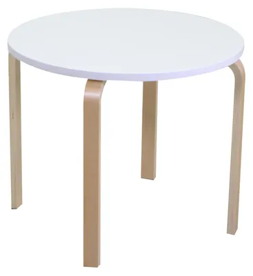 Immagine prodotto di Tavolino Rotondo Ø60xh50 cm in Legno Bianco