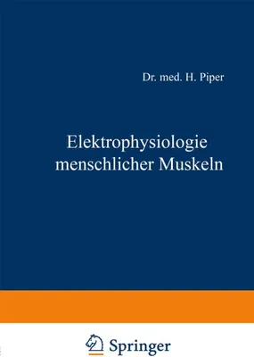 Produktbild von Elektrophysiologie menschlicher Muskeln