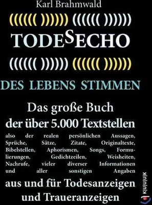Produktbild von Todesecho. Des Lebens Stimmen
