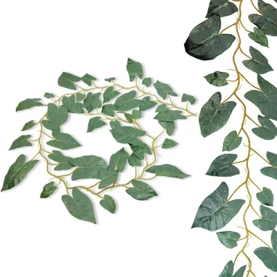 Produktbild von Künstliche Syngonium-Girlande, 180 cm, Grün