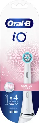 Image de Brossettes de brosse à dents Oral-B IO Gentle Tube Care – Blanc – Lot de 4