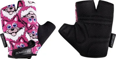 Produktbild von Handschuhe FORCE WOLFIE KID  pink-weiss : Größe - XL Größe: XL