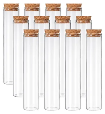 Produktbild von Transparente Reagenzgläser mit einem Fassungsvermögen von 80 ml - 12 Stück