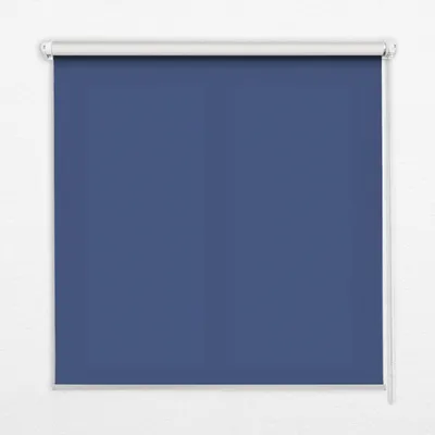 Produktbild von Seitenzug-Rollo Fensterrollo Jalousie - Thermo-Rollo Verdunkelungsrollo - 140x240 cm - Marineblau