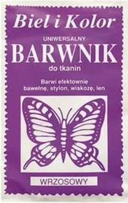 Zdjęcie produktu dla Barwnik do tkanin Motylek (Wrzosowy)